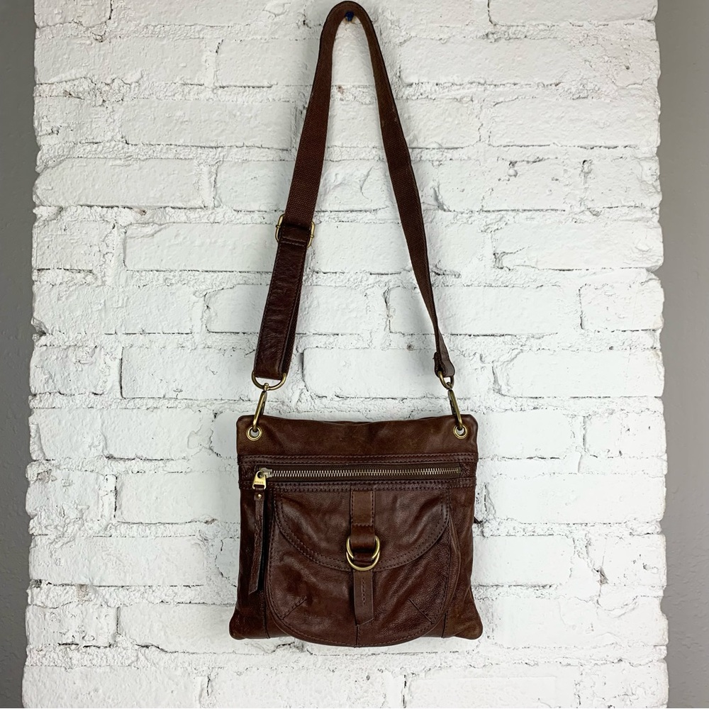 Fossil Brown Crossbody Bag